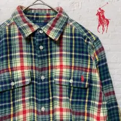 【POLO RALPH LAUREN】ポロラルフローレン♡タータンチェック 牛革