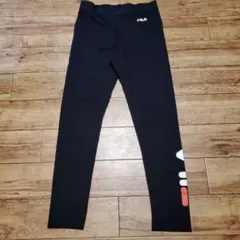 FILA 黒 レギンス ヨガ トレーニングウェア