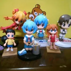 エヴァンゲリヲン フィギュアセット アスカ レイ シンジ マヤ