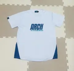 ARCHアーチ バスケットボール Tシャツ プラシャツ 白 紺 Sのサムネイル