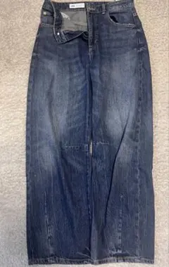 ZARA バレルレッグデニム バルーンフィットデニム ヴィンテージ加工 M 
