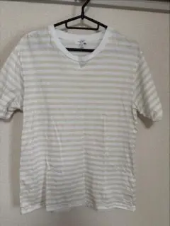 BEAUTY&YOUTH ボーダーTシャツ イエロー Mのサムネイル