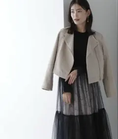 NATURAL BEAUTY BASIC ライダーブルゾン