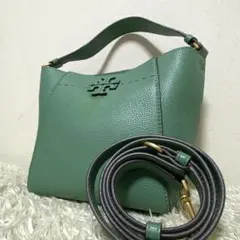 美品✨ TORY BURCH トリーバーチ マックグロー スモールバケットのサムネイル