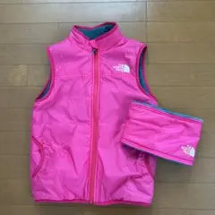 ノースフェイス　リバーシブルベスト　ネックウォーマー　キッズ