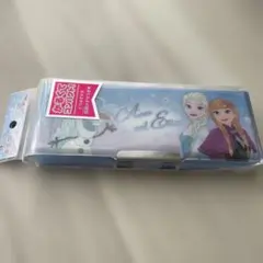未使用 筆箱 ふで箱 女の子 ディズニー アナと雪の女王 両面開き ペンケースのサムネイル