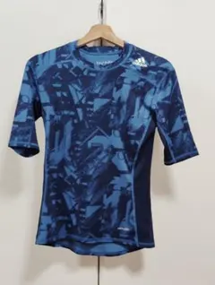 adidas techfit compression L 青