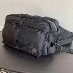 PORTER ポーター タンカー ウエストバッグ ボディバッグ　ブラック