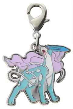 【匿名配送】全国ずかんメタルチャーム　スイクン