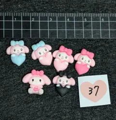 37【マイメロディ】ネイルパーツ❤デコパーツセット