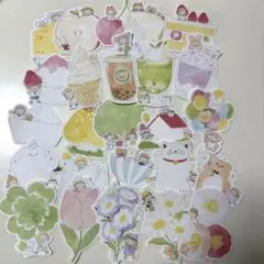 molinta モリンタ　ダイカットメモ　スイーツ・ドリンク・フラワー他　25枚