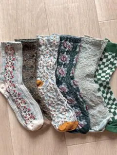 デザインソックス 6足セット
