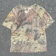 00s~ RUSSEL OUTDOOR ラッセル リアルツリーカモ Tシャツ