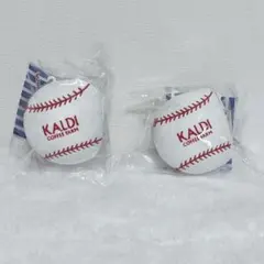 カルディ　KALDI バレンタイン　2026 野球　シリコンボールポーチ2個のサムネイル
