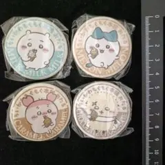 ちいかわ もぐもぐ本舗 小樽限定 缶バッジ 4種セット ハチワレ ラッコ 古本屋