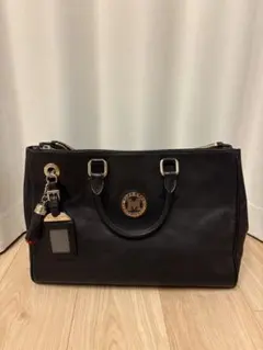 METROCITY ハンドバッグ ブラックストラップ付