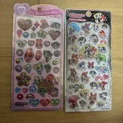 正規品！パワーパフガールズ うるちゅるポップシールボンボンドロップシールサンリオ