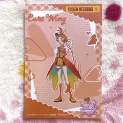 映画　キミとアイドルプリキュア　タワレコ　キュアウィング　ポストカード