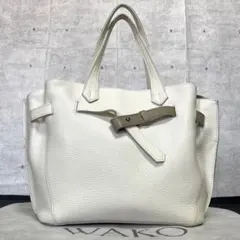 美品 WAKO 和光 ベージュ レザー ショルダーバッグ - メルカリ