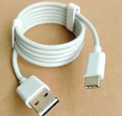 USB-A to USB-Cケーブル 約1メートル ホワイト