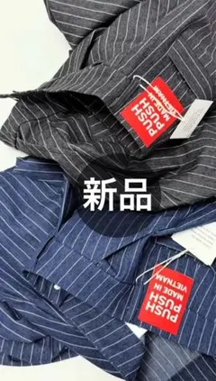XL サイズ PUSH PUSH ワイドパンツ ブラック ストライプ デニム 2025年最新】push PUSH パンツの人気アイテム - メルカリ