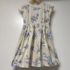 Te chichi 花柄 ひざ丈ワンピース 半袖 ベージュ系のサムネイル