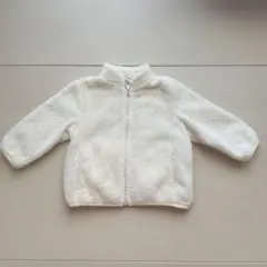 ホワイト フリース ジャケット ユニクロ 80