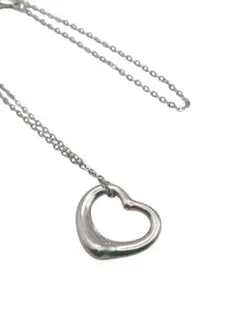 ティファニー オープンハート ネックレス 925 シルバー