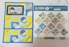刀剣乱舞 御伴散歩 ぽちくじ C賞ミニタオル 三日月宗近2枚 半券付き