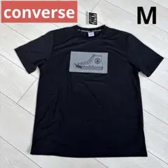 新品　コンバース　converse 黒　Tシャツ　メンズ　M
