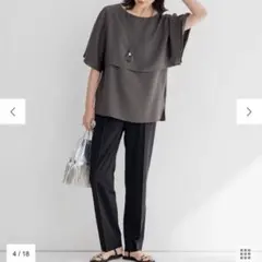 23区　32 2WAYストレッチツイル テーパードパンツ