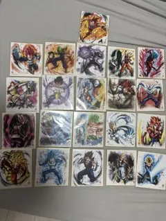 ドラゴンボール 色紙アート　まとめ売り21枚