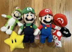 HAPPY様専用 スーパーマリオ ぬいぐるみ5点セット - メルカリ