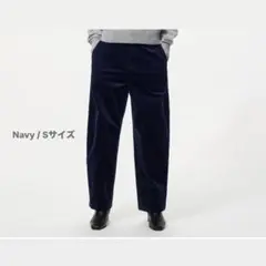 UNIQLO ユニクロ コーデュロイカーブパンツ ネイビー S