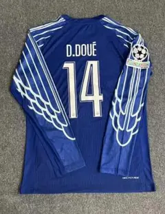 パリサンジェルマン ユーストリーロングスリーブ D.Doué 14 番 Lサイズ