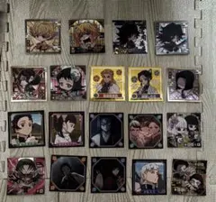 鬼滅の刃 ディフォルメシール ウエハース 17枚セット