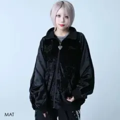バックステージパス スカジャン ブラック ベロア サブカル地雷のサムネイル