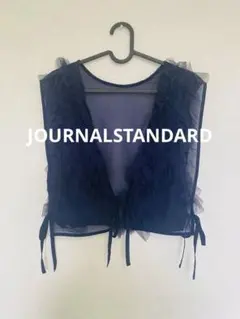 JOURNALSTANDARD チュール フリル ベスト ネイビーのサムネイル