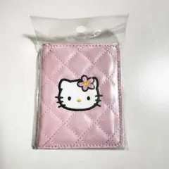 韓国限定　キティ　キルティング　二つ折り財布　ピンク