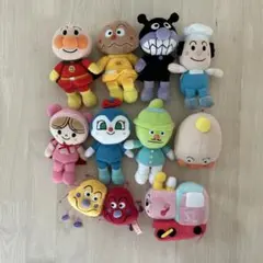 アンパンマン　ぬいぐるみ　セット