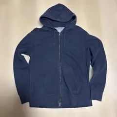 00s ナイキフェード ネイビー ダブルジップパーカー　実寸Mサイズ相当