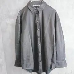 【ZARA】黒のフェイクレザースカートセットアップ　60　XS