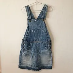 ツモリチサトダメージサロペット デニム オーバーオールのサムネイル