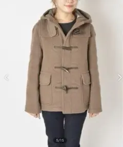 【美品】LONDON TRADITION:ダブルフェイスショートダッフル