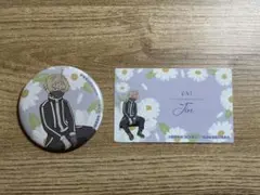 桃源暗鬼　皇后崎迅　botania カードステッカー ＆缶バッチ