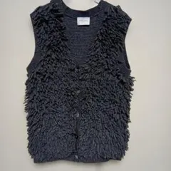 ユナイテッド アローズ　ループ　ベスト　ジレ　ダークグレー