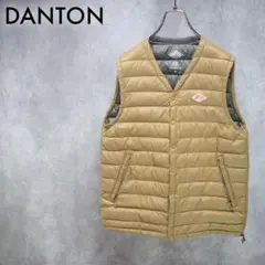 DANTON｜16AW インナーダウンベスト（40・ブラウン)
