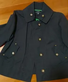 NAUTICA ネイビー スプリングコート　ボタン付ジャケット　レインコート