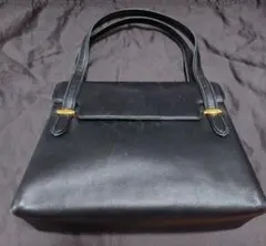 濱野皮革工藝　ハンドバッグ　黒のサムネイル