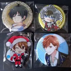 ツキウタ 長月夜 等 缶バッチ アクリルキーホルダー アクキー 4点グッズまとめ